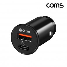 초소형 충전기 차량용 시거잭 전원 QC3.0 PD 어댑터 18W