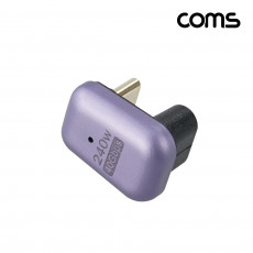 USB 4.0 Type C 젠더 C타입 to C타입 MF 240W E-Marker 이마커 최대 40Gbps 180도 꺾임