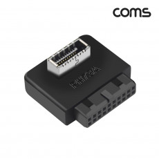 USB 3.0 19핀 20핀 to USB 3.1 Type E 꺾임 젠더 A타입 F F 메인보드 마더보드 19Pin 20Pin