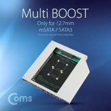 노트북용 멀티부스트 12.7mm mSATA to Slimline SATA F SATA3 지원