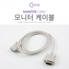 모니터 케이블 일반 연장 - 1.8M VGA RGB D-SUB