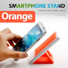 스마트폰 거치대 탁상용 접이식 Orange