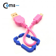 스트롱 미니 케이블 USB to 마이크로 5핀 Micro 5Pin Type B 핑크 충전 데이터