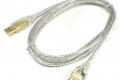 USB 연장 케이블 1.8M 고급형 USB M F A타입 AM to AF AA형 USB-A to USB-A 투명 GOLD