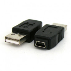 USB 젠더 미니 5핀 - USB 2.0 Type A M Mini 5Pin B 타입 F