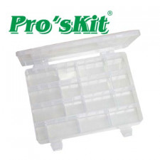 다목적 부품 케이스 252x182x40.5mm 부품함 분배 분할 정리 박스 보관 케이스 비즈 비트 공구 메모리카드 등