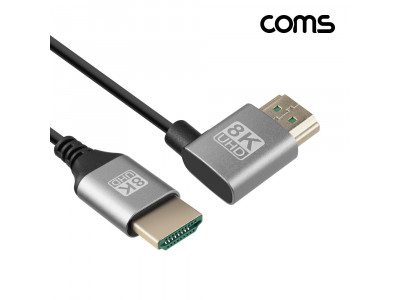 HDMI 초슬림 케이블 1m 8K4K 60Hz 꺾임